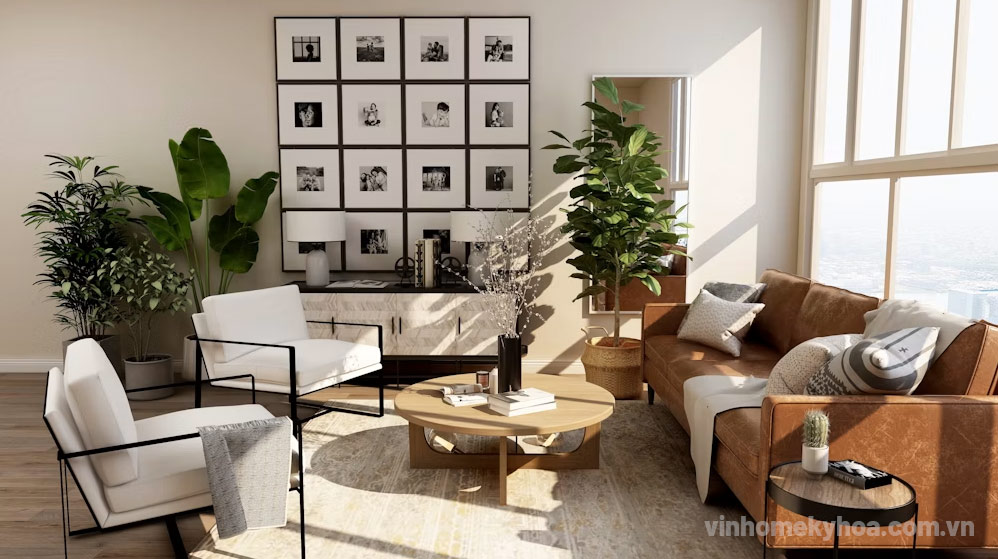 Không gian nội thất căn hộ 2 phòng ngủ
