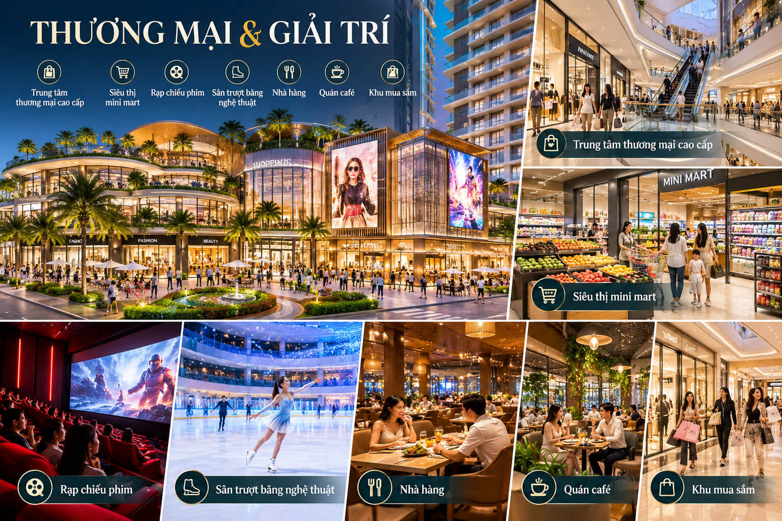 Tiện ích thương mại và giải trí