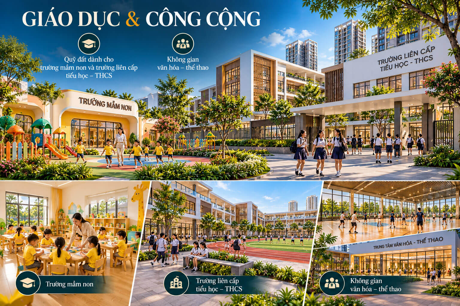 Tiện ích giáo dục và công cộng